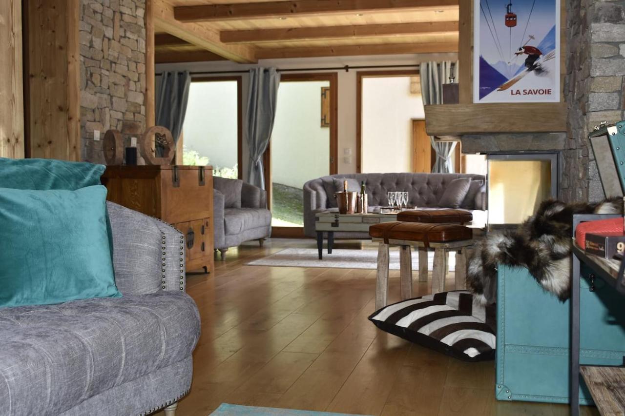 Chalet Beaufort Сен-Мартен-де-Бельвиль Экстерьер фото